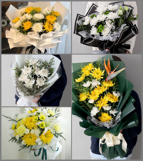 江苏泰州泰兴市广陵镇联吴村白事花束代送